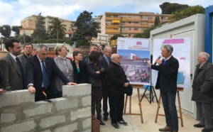 Equipement petite Enfance : pose de la première pierre du futur établissement Gabriel-Ferrer à Saint Laurent du Var